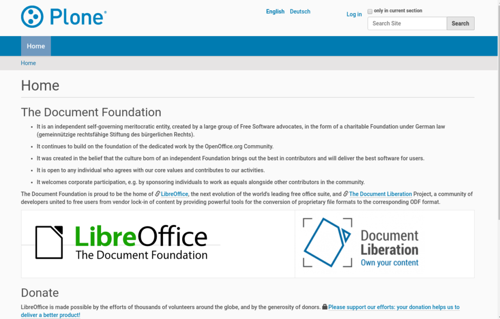 Gave Plone 5 2 On Python 3 Another Try Homepage Von Andreas Mantke