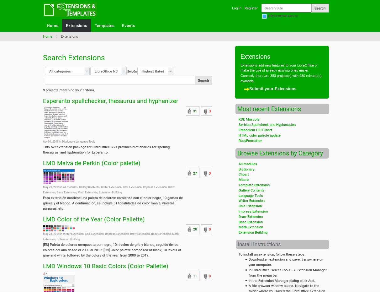 LibreOffice で拡張機能をインストールおよび管理する方法