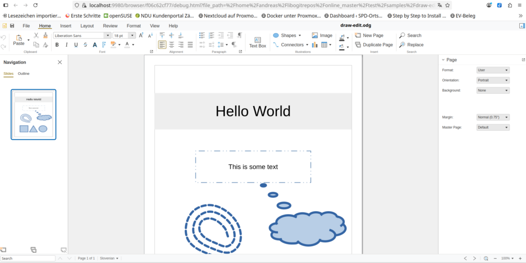 Free Online Office with LibreOffice core master